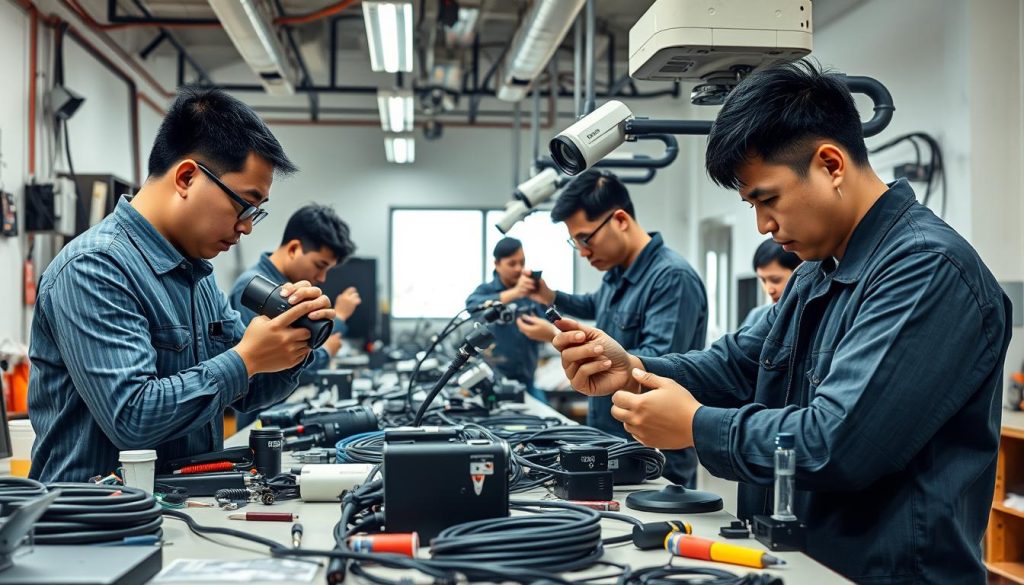 maintenance of CCTV systems