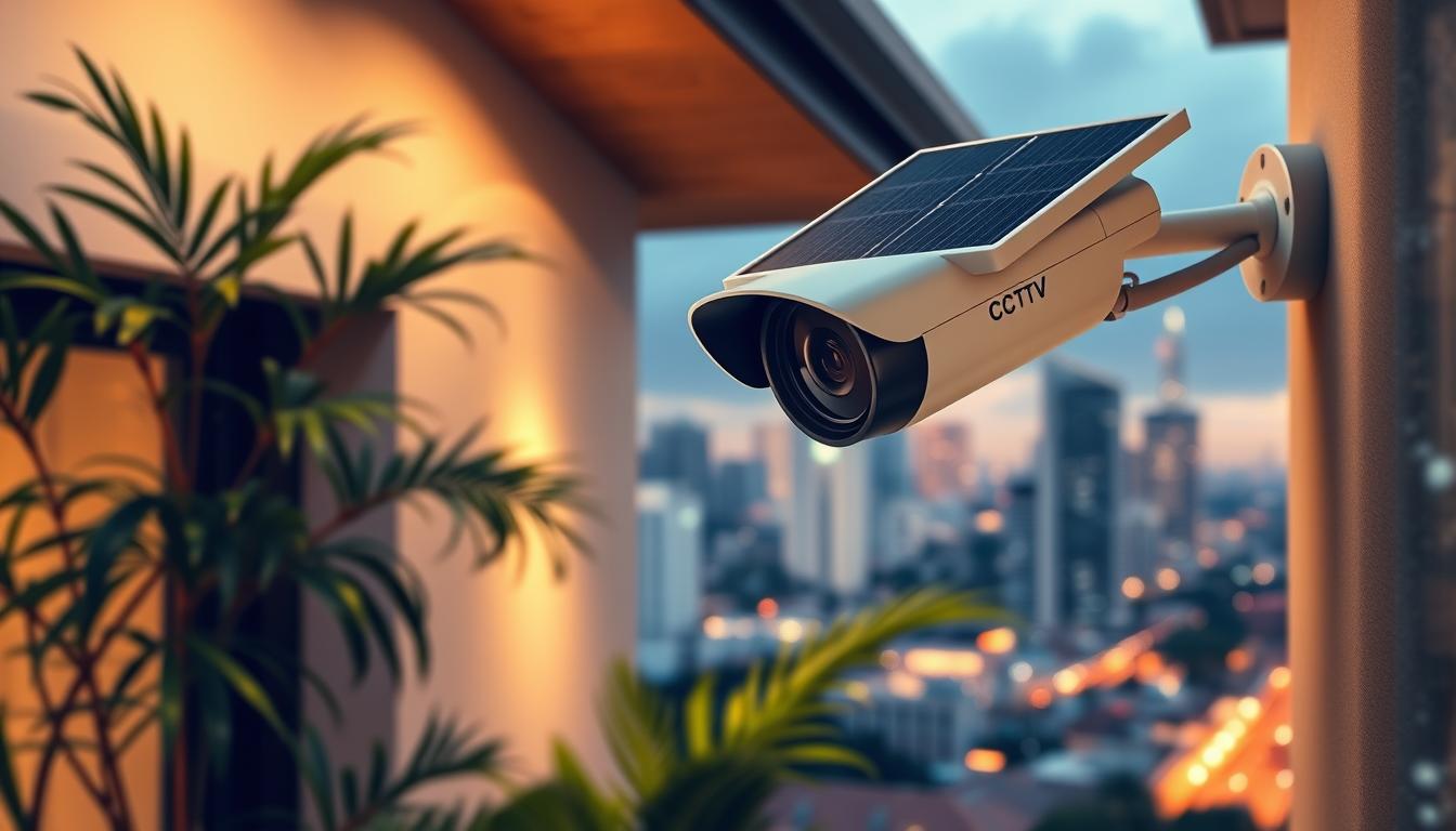 solar outdoor cctv camera