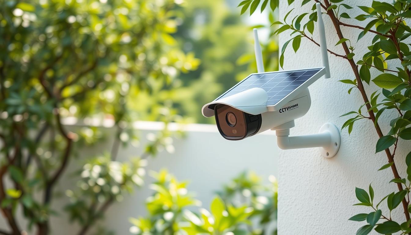solar panel wireless security camera