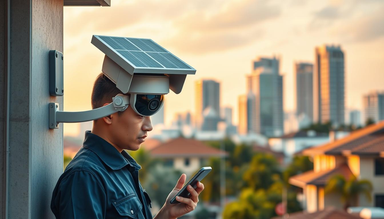 solar powered camera security