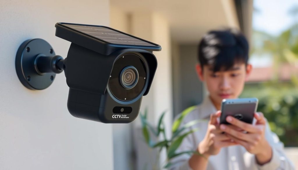 solar powered outdoor camera