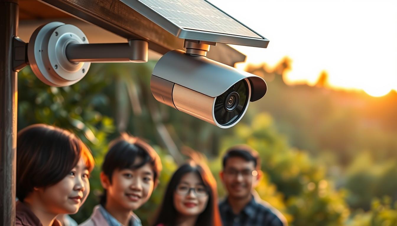 solar powered outdoor camera wifi