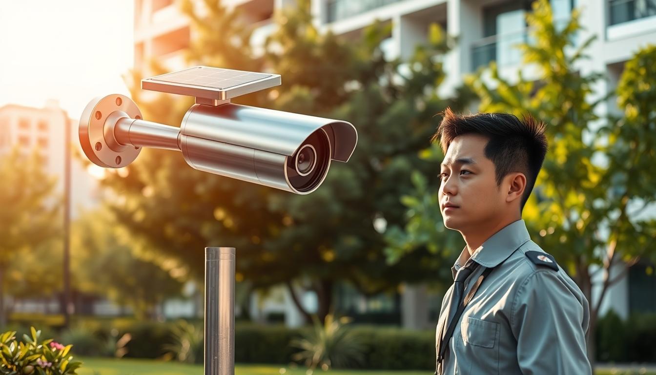 solar powered security camera 4g