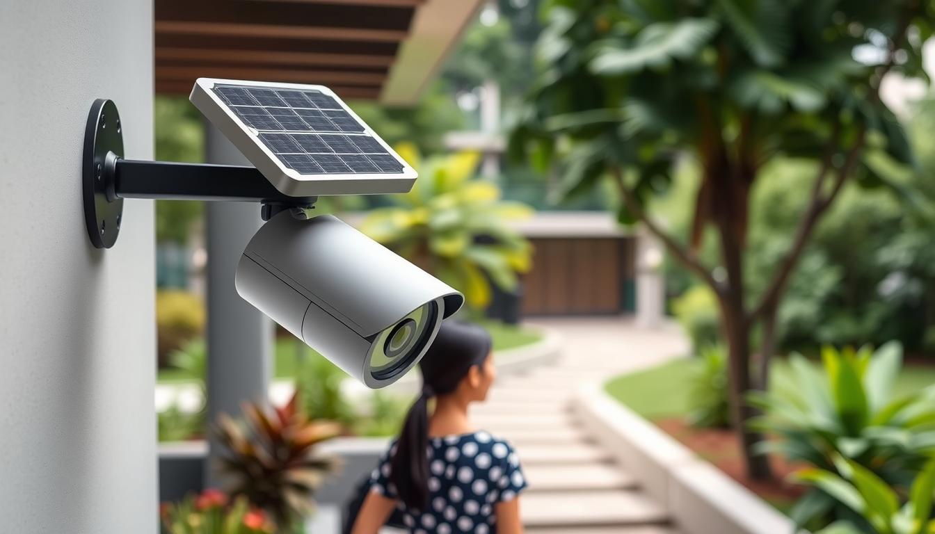 solar wifi outdoor security camera