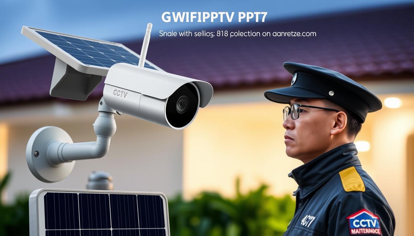 4G WiFi Solar PTZ Camera for home security Singapore