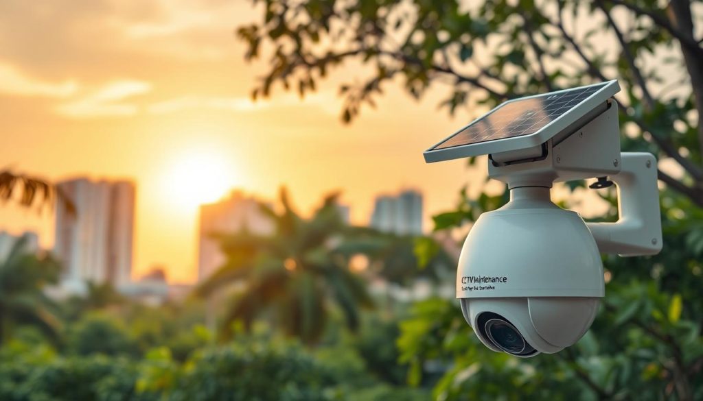 advantages of solar CCTV