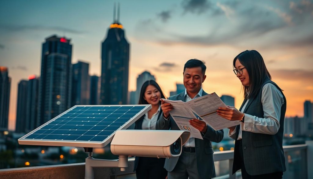 cost effectiveness of solar CCTV systems