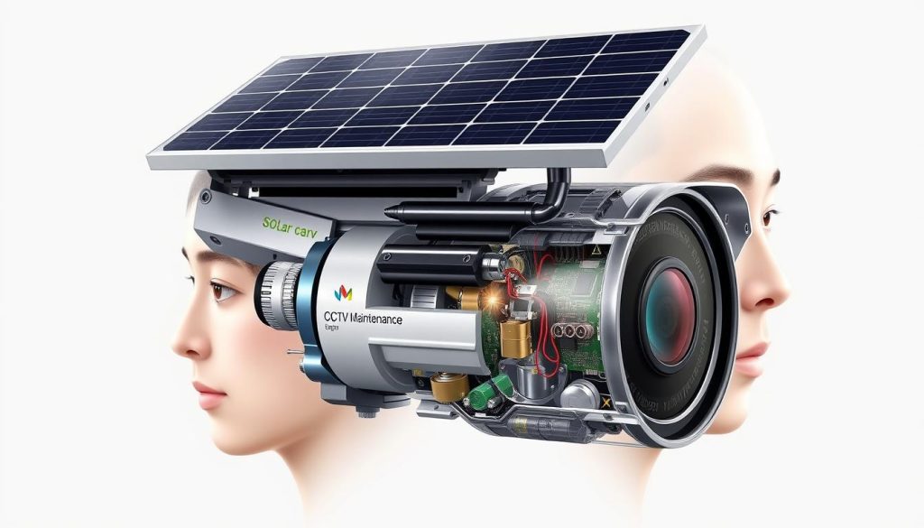 how solar IP cameras operate