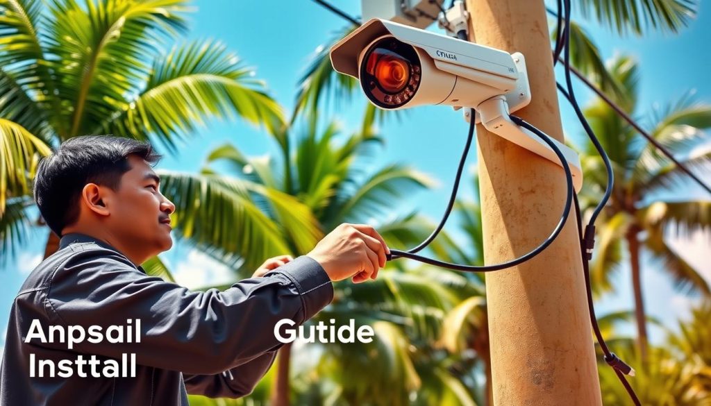 installation guide for ApnaCam 4G Solar PTZ