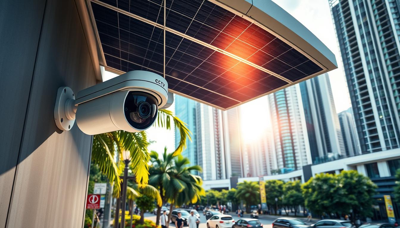 solar CCTV system in Singapore