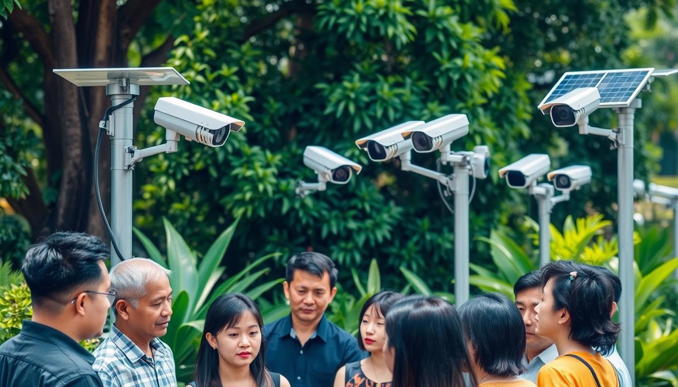 solar powered security cameras