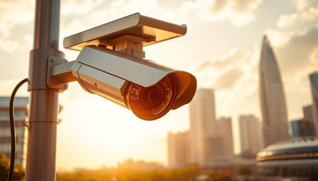 solar technology operation in PTZ cameras