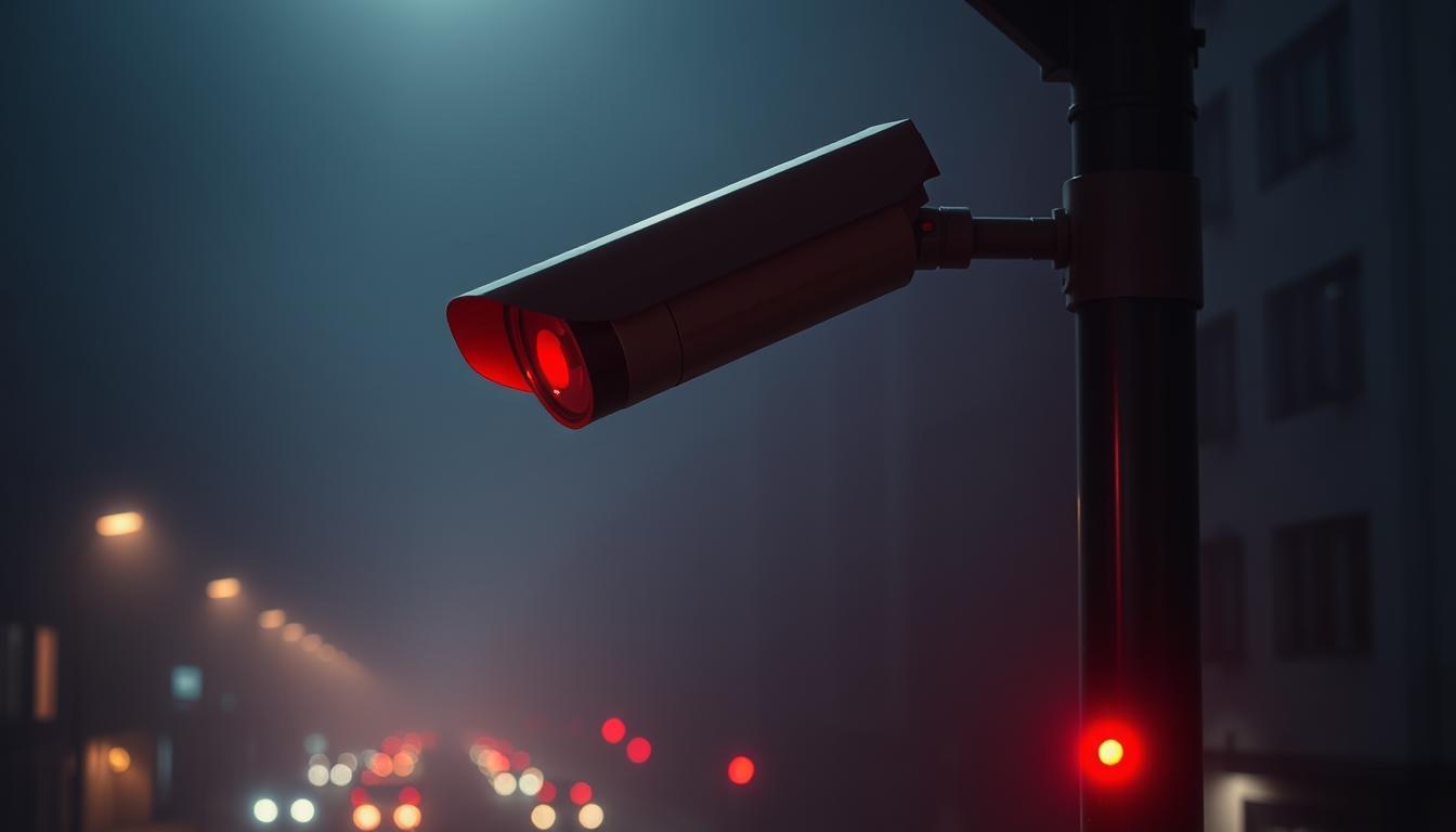 Does red light on camera mean someone is watching?