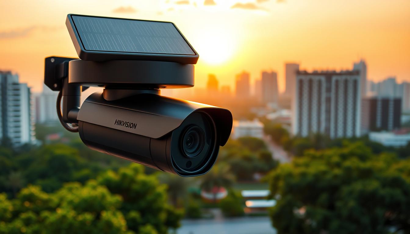 Hikvision solar powered CCTV camera