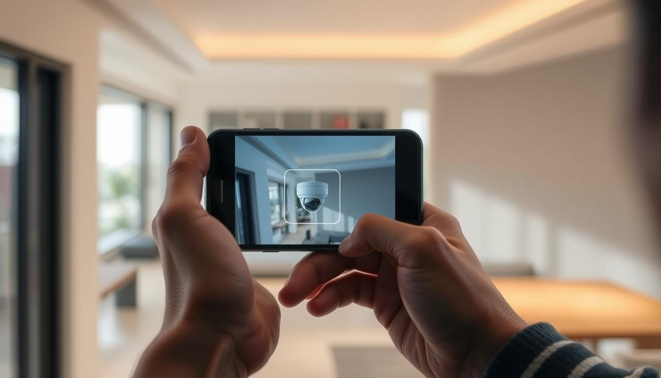 How can I detect my CCTV camera with my phone?