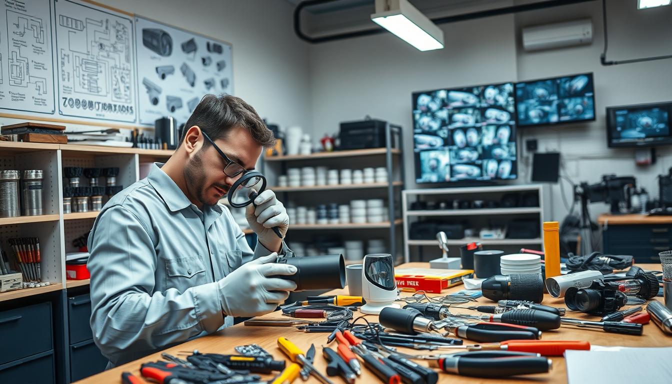 What are the types of maintenance of CCTV?