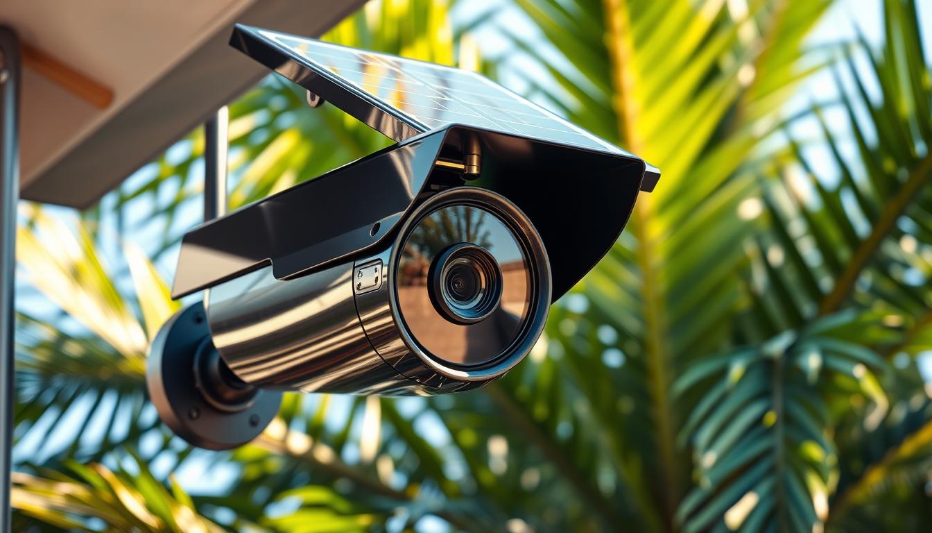 4G solar security camera