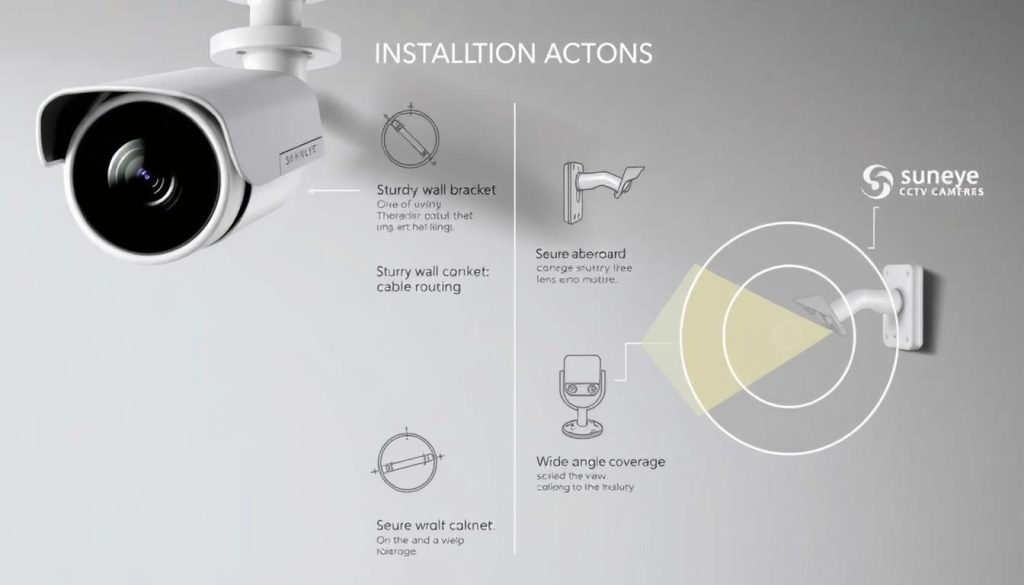 CCTV installation guide for Sun Eye cameras