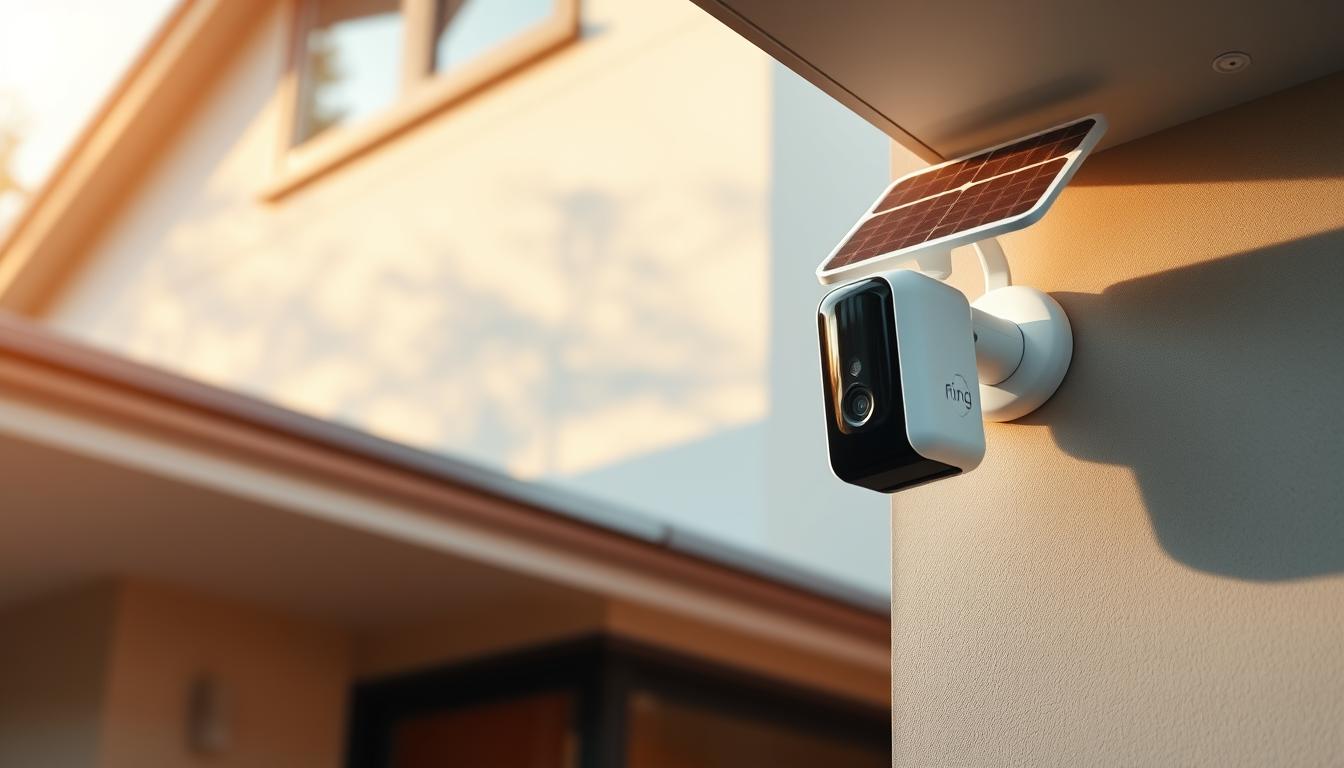 Ring security camera solar power home security eco-friendly safety Singapore