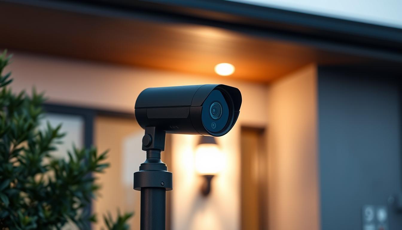 Solar powered outdoor security camera