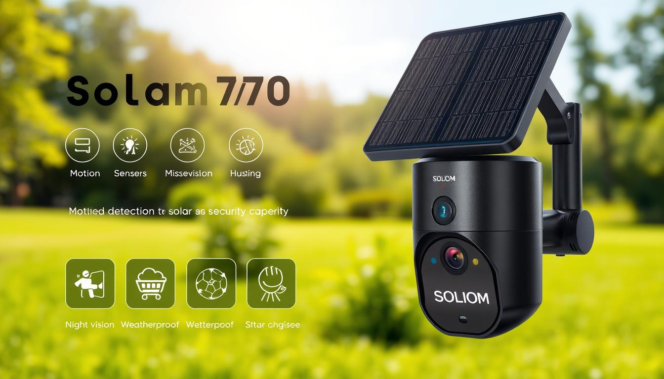 Soliom S70 solar security camera