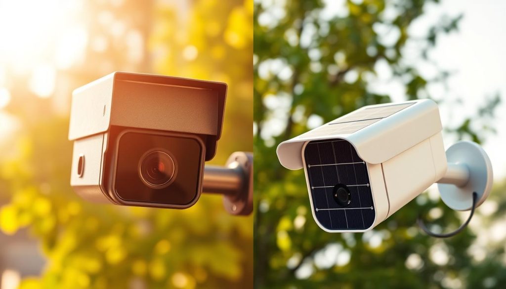 Traditional vs Solar Cameras