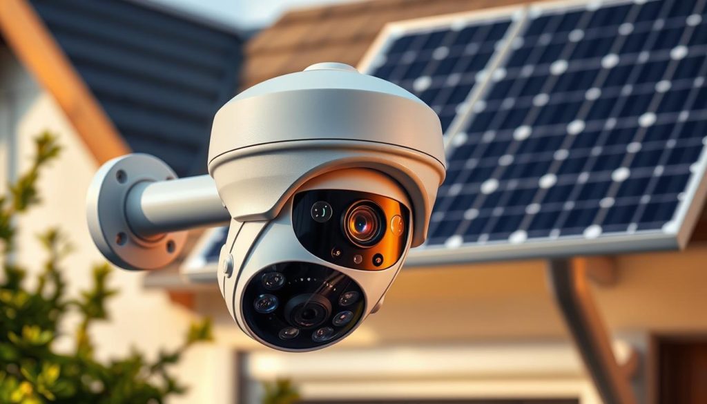 advanced security features in solar battery dome cameras