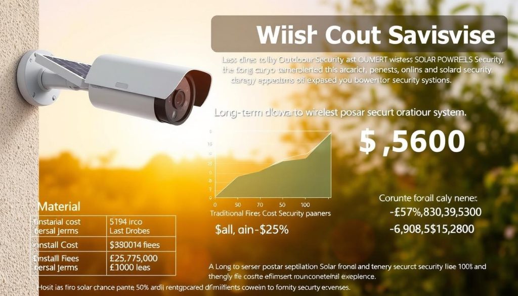 cost analysis of solar security