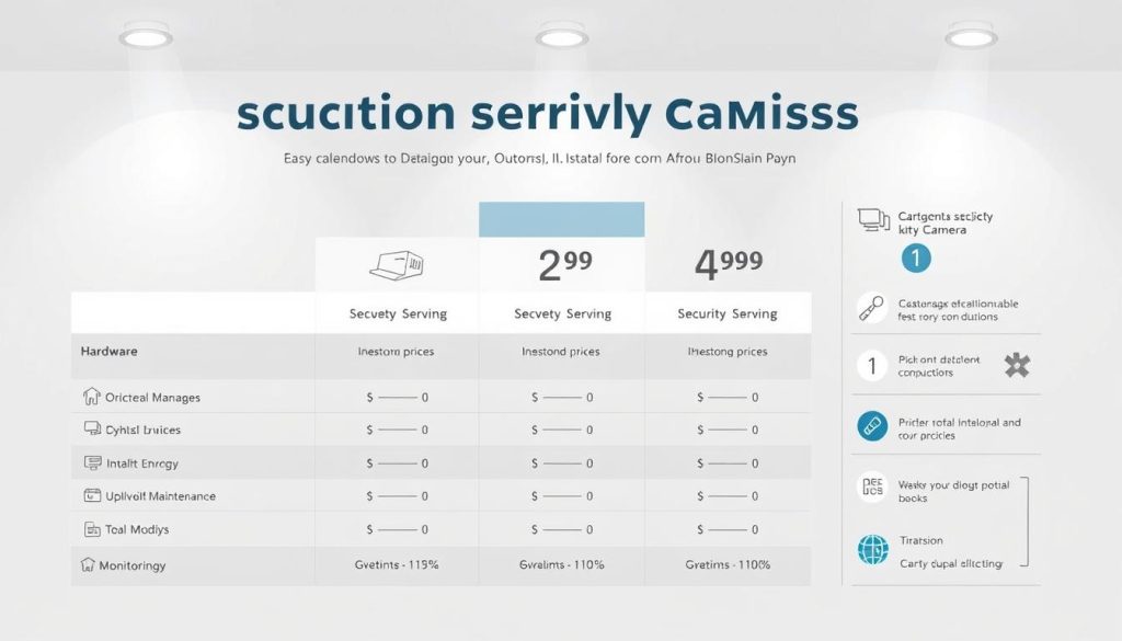 detailed pricing breakdown