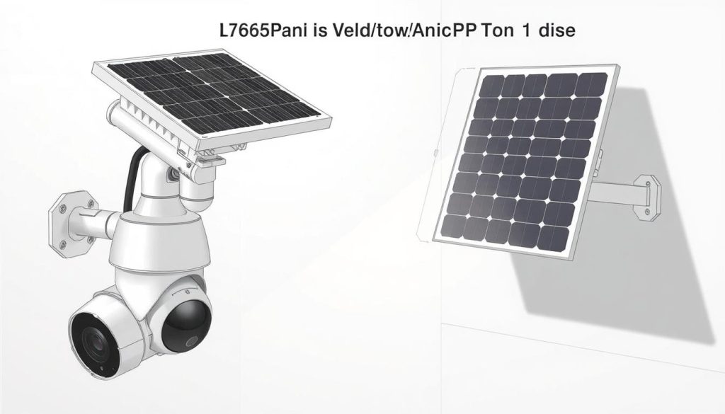 installation guide for solar panels on PTZ cameras