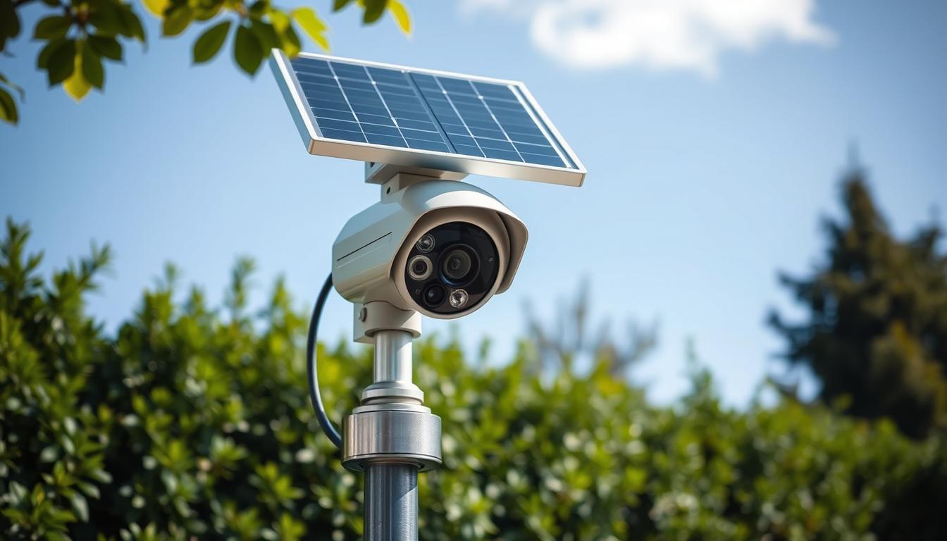 outdoor solar battery powered security camera