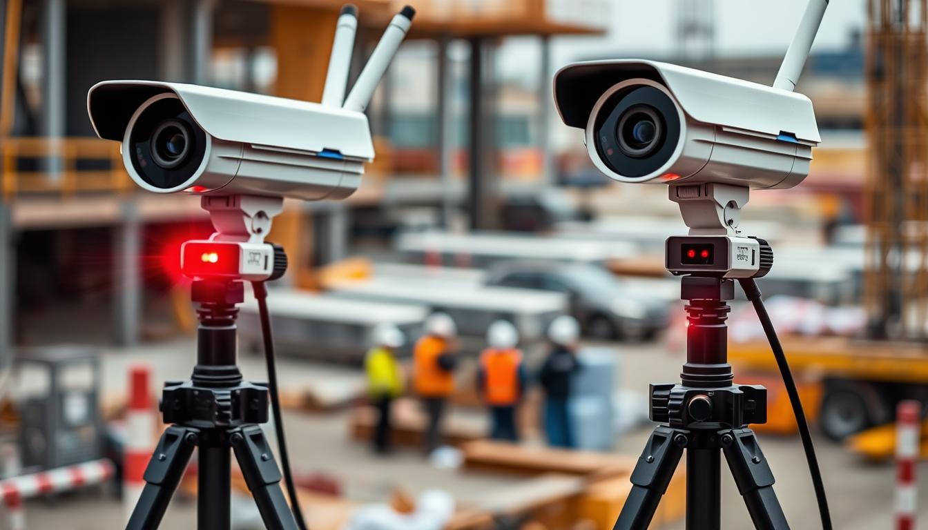 portable construction security cameras