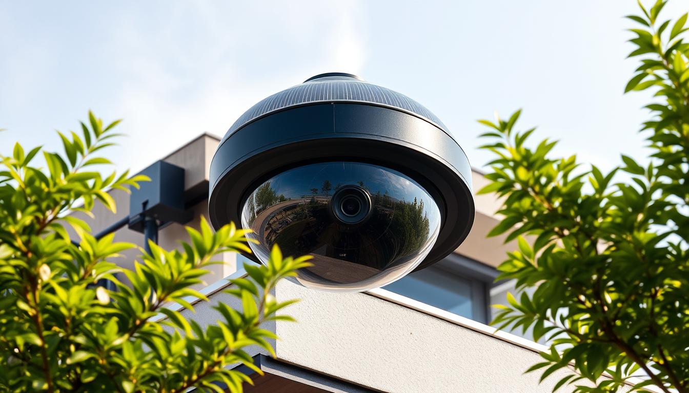 solar battery dome camera