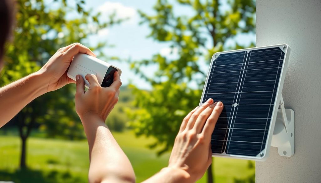 solar camera installation guide