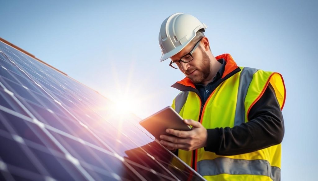 solar panel maintenance