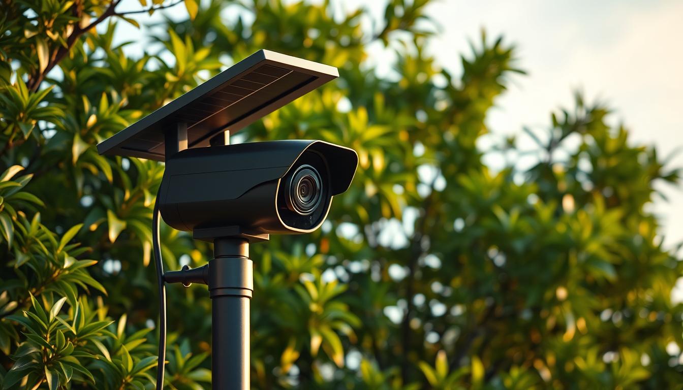 solar-powered security