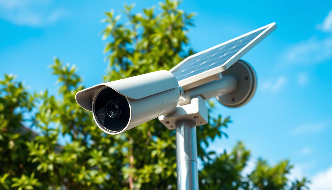 solar security camera with DVR