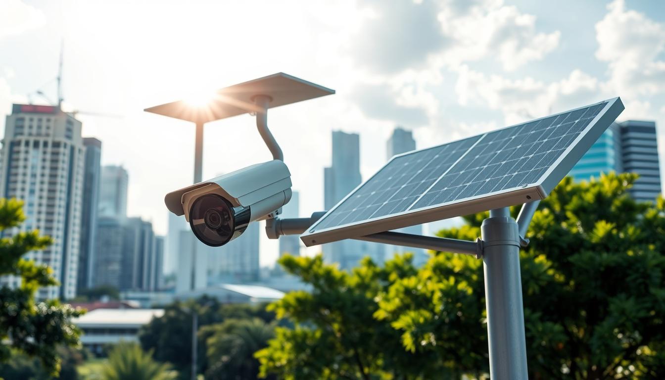solar wireless CCTV camera system