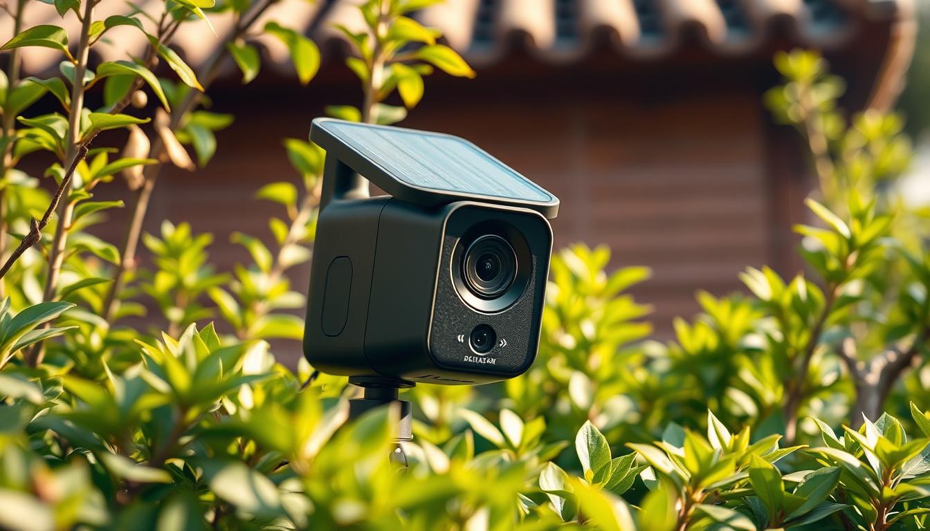 affordable solar-powered security camera