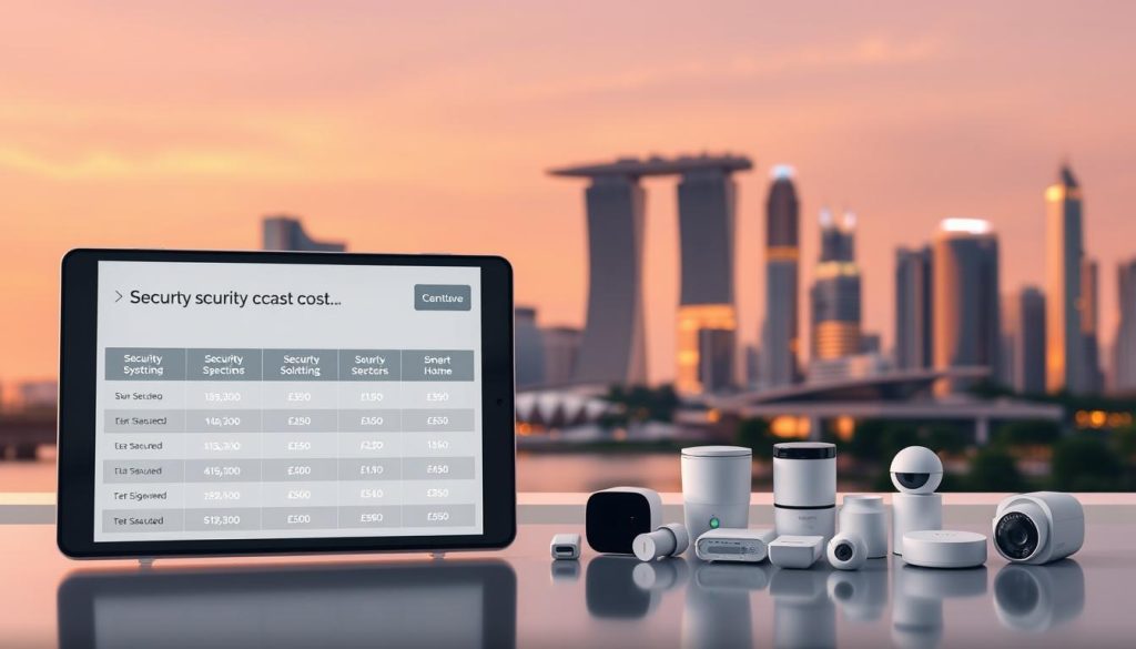 cost comparison security systems Singapore