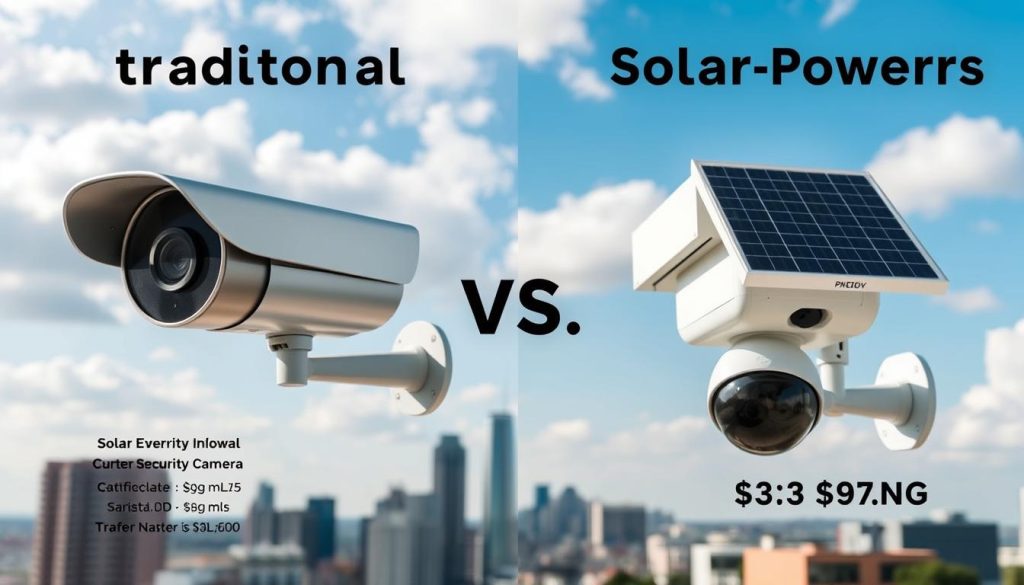 cost comparison solar vs traditional cameras