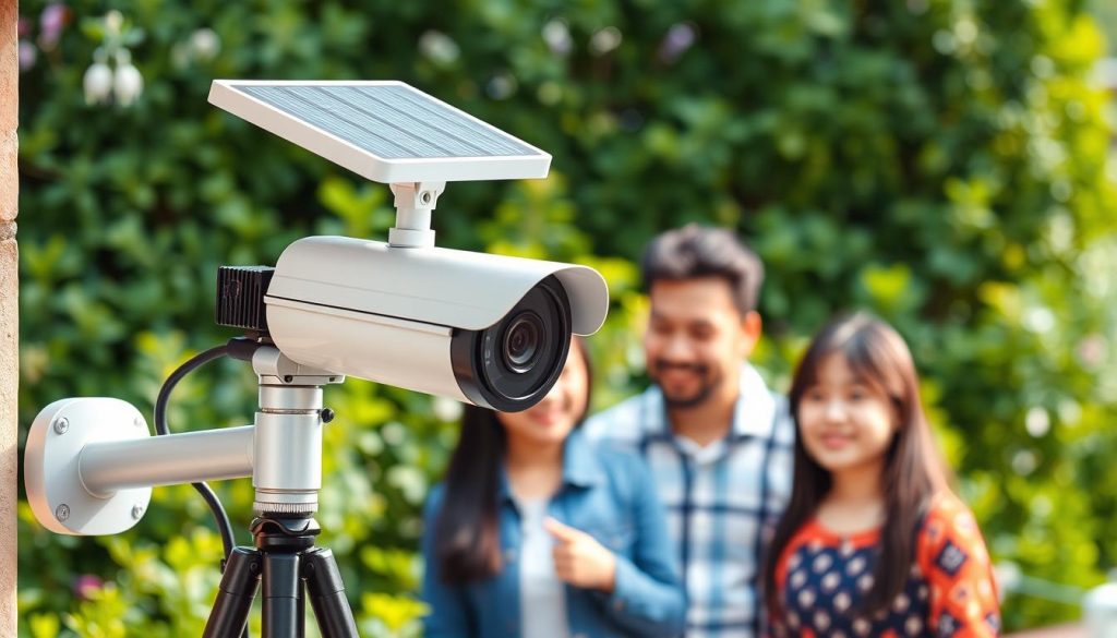 cost-effective solar security camera