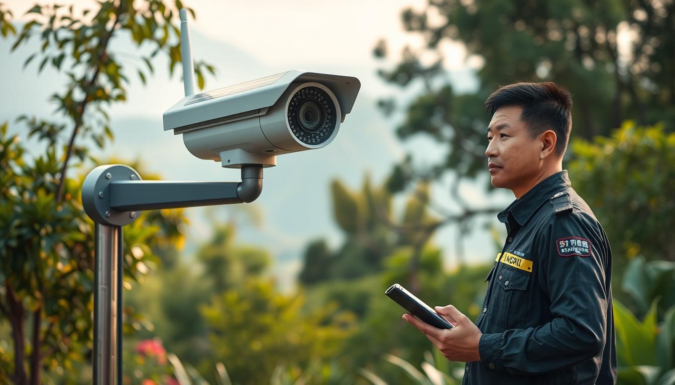 long range wifi solar security camera