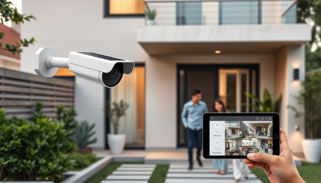 smart home integration for outdoor monitoring