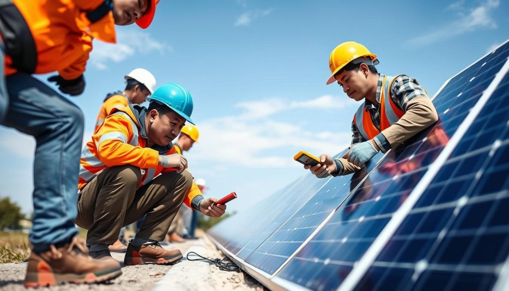 solar panel maintenance