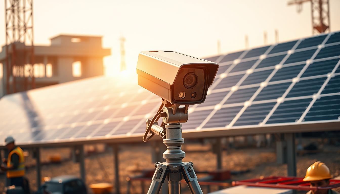 solar powered construction cameras