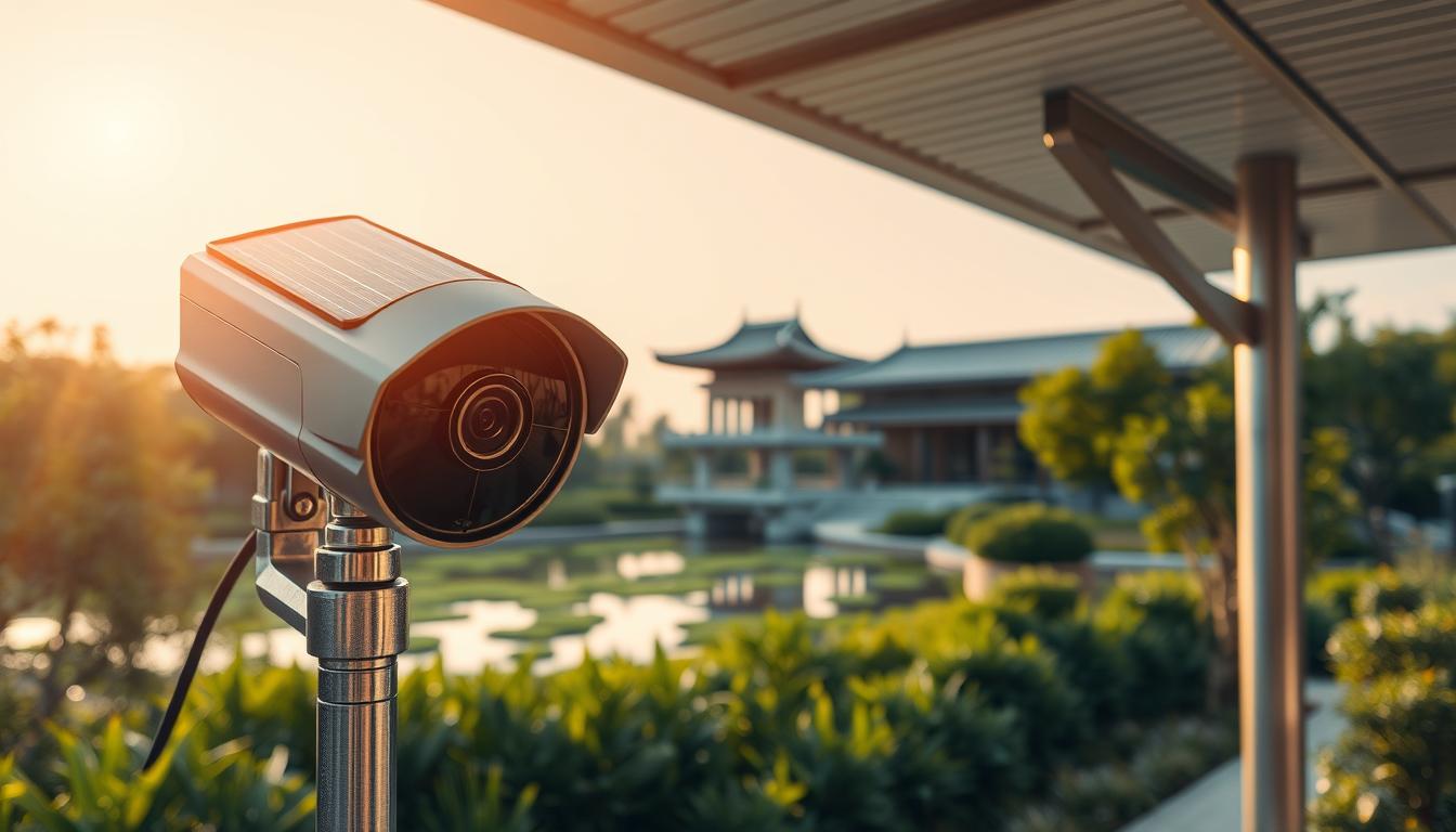 solar-powered outdoor camera