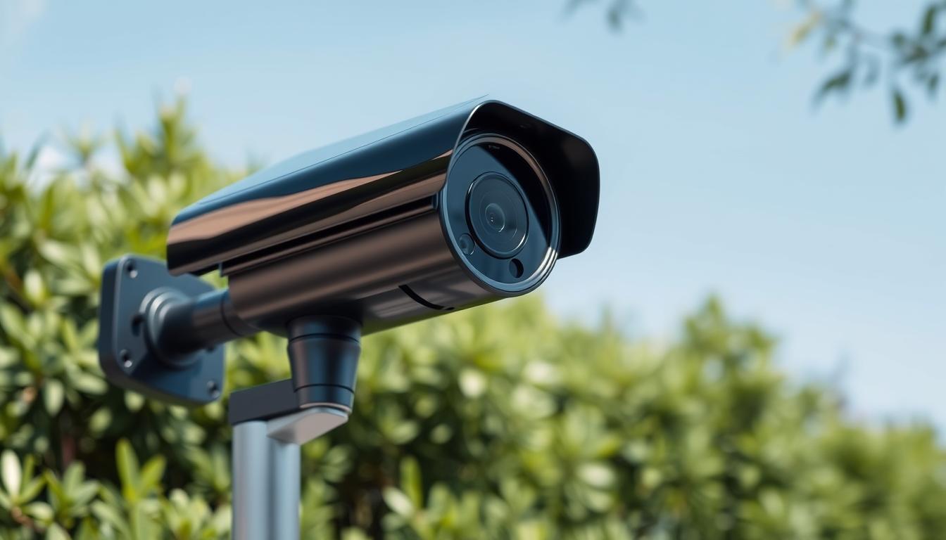 solar-powered security camera