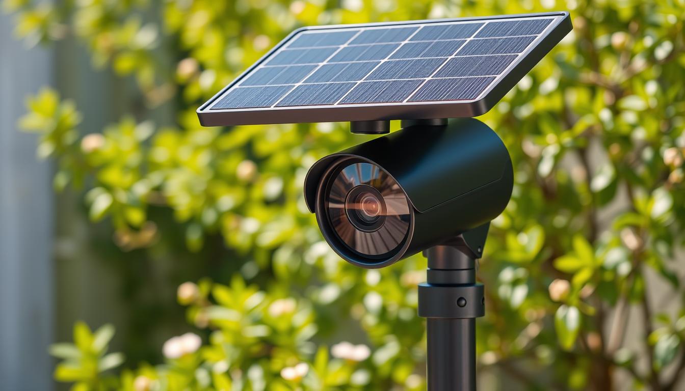 solar powered security camera