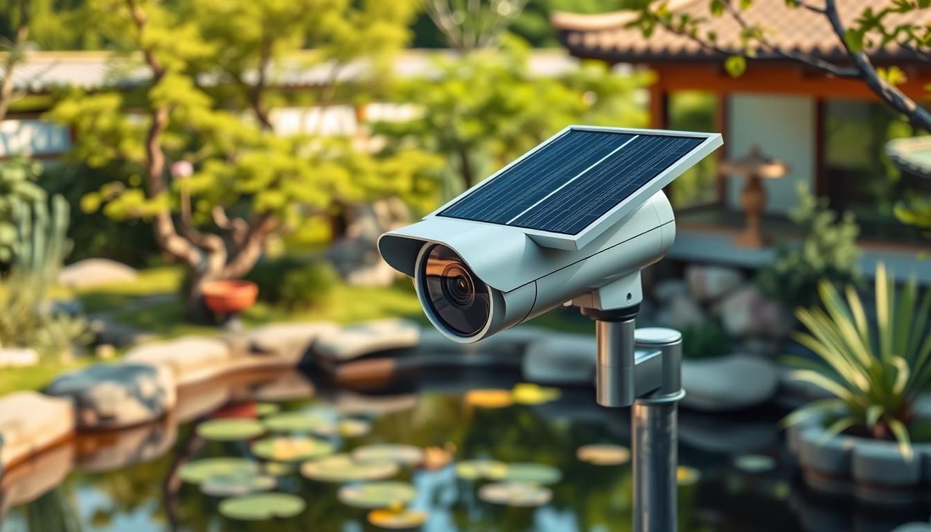 solar powered security camera system